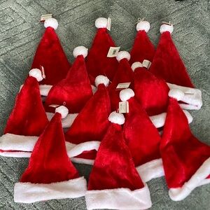 Bulk Adult Classic Red Christmas Santa Hats - Pack of Festive Hats
